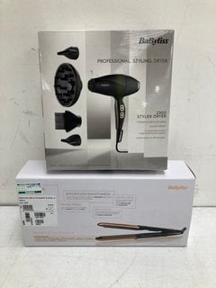 BABYLISS PROFESSIONAL STYLING DRYER TO INCLUDE BABYLISS STRAIGHT & CURL BRILLIANCE: LOCATION - BR8