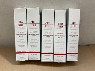 5 X ELTAMD SKINCARE - UV SPORTS BROAD-SPECTRUM CREAM SPF 50 85G PER TUBE: LOCATION - BR2