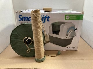 QTY OF ASSORTED PET CARE ITEMS TO INCLUDE SMARTSHIFT EASY SCOOP LITTER BOX: LOCATION - BR2