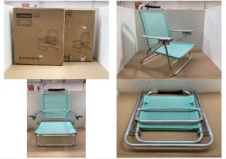 2 X SONGMICS BEACH CHAIR: LOCATION - BR2