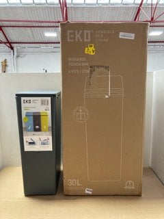 4 X EKO MORANDI TOUCH BIN: LOCATION - BR3