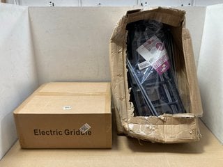 2 X ASSORTED ITEMS TO INCLUDE ELECTRIC GRIDDLE: LOCATION - BR3