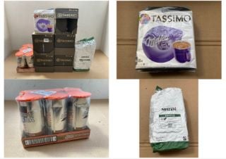 QTY OF ASSORTED COFFEE ITEMS TO INCLUDE NESCAFE BRASILE 1KG BAG OF COFFEE BEANS ( B.B DATE 09.10.2024 ): LOCATION - BR4