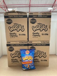 4 X BOXES OF WALKERS BAKED WOTSITS ( B. DATE 28.9.2024 ): LOCATION - BR5