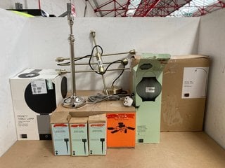 QTY OF ASSORTED JOHN LEWIS & PARTNERS LIGHTING ITEMS TO INCLUDE OUTDOOR LINE LIGHTS: LOCATION - BR16