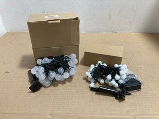 5 X SETS OF SMALL SOLAR GARDEN LIGHTS: LOCATION - BR11