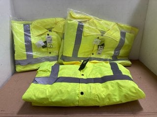 3 X BEESWIFT HI VIS SAFETY JACKETS SIZE M: LOCATION - BR15