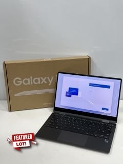 SAMSUNG GALAXY BOOK 3 360 512 GB LAPTOP IN GRAPHITE: MODEL NO NP730QFG (WITH BOX, NO CHARGING CABLE, VERY GOOD COSMETIC CONDITION) INTEL CORE I7-1360P @ 2.20GHZ, 16 GB RAM, 13.3" SCREEN, INTEL IRIS X