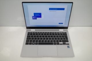 SAMSUNG GALAXY BOOK 2 PRO 360 512 GB LAPTOP IN SILVER: MODEL NO NP930QED (WITH BOX, CHARGER & CABLE) INTEL CORE I7-1260P @ 2.50GHZ, 16 GB RAM, 13.3" SCREEN, INTEL IRIS XE [JPTM124209] THIS PRODUCT IS