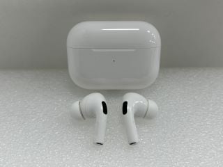 APPLE AIRPODS PRO (GEN 1) WITH MAGSAFE CHARGING CASE EARBUDS: MODEL NO A2083 / A2084 / A2190 (UNIT ONLY, MINOR COSMETIC WEAR) [JPTM124292] THIS PRODUCT IS FULLY FUNCTIONAL AND IS PART OF OUR PREMIUM