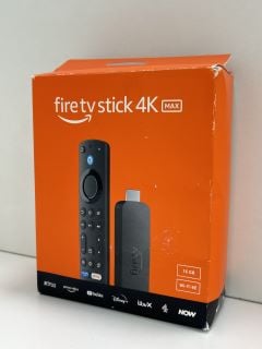 AMAZON FIRE 4K MAX 2ND GEN TV STICK (WITH BOX & ALL ACCESSORIES) [JPTM124201] THIS PRODUCT IS FULLY FUNCTIONAL AND IS PART OF OUR PREMIUM TECH AND ELECTRONICS RANGE