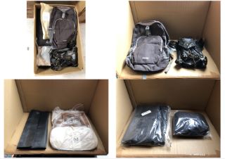 QUANTITY OF ITEMS TO INCLUDE G4FREE GREY MEDIUM BACKPACK: LOCATION - RACK A