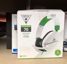 QUANTITY OF TECH & GAMING ITEMS TO INCLUDE TURTLE BEACH RECON 70X WHITE GAMING HEADSET FOR XBOX SERIES X|S, XBOX ONE, PS5, PS4, NINTENDO SWITCH & PC: LOCATION - RACK B