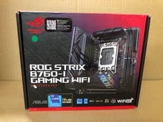 ASUS ROG STRIX B760-I GAMING WIFI, INTEL LGA 1700, 2 X DIMM DDR5, 1 X DISPLAY PORT, 1 X HDMI.: LOCATION - RACK B