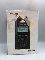 TASCAM DR-40 X AUDIO RECORDER RRP £169: LOCATION - TOP 50 RACK