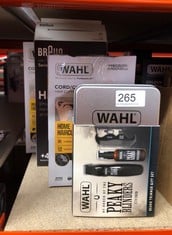 QUANTITY OF HEALTH & BEAUTY ITEMS TO INCLUDE WAHL AND PEAKY BLINDERS BEARD TRIMMER GIFT SET, BATTERY POWERED TRIMMER, MEN’S STUBBLE TRIMMERS, FACIAL HAIR TRIMMING, BEARD SHAMPOO, BEARD CARE, MEN’S GR