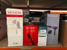 QUANTITY OF HEALTH & BEAUTY ITEMS TO INCLUDE REVLON ONE-STEP HAIR DRYER AND VOLUMIZER FOR MID TO LONG HAIR (ONE-STEP, 2-IN-1 STYLING TOOL, IONIC AND CERAMIC TECHNOLOGY, UNIQUE OVAL DESIGN) RVDR5222: