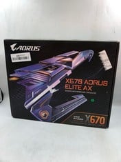 GIGABYTE X670 AORUS ELITE AX MOTHERBOARD - SUPPORTS AMD RYZEN 8000 SERIES AM5 CPUS, 16*+2+2 PHASES DIGITAL VRM, UP TO 8000 MHZ DDR5 (OC), 1X PCIE 5.0 + 4X PCIE 4.0 M.2, WI-FI 6E, 2.5GBE LAN, USB 3.2