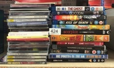 QUANTITY OF TV & AUDIO ITEMS TO INCLUDE THE GHOST [BLU-RAY]: LOCATION - RACK E