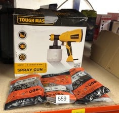 QUANTITY OF TOOLS & HOME IMPROVEMENT ITEMS TO INCLUDE TOUGH MASTER SPRAY GUN: LOCATION - RACK F