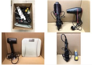 QUANTITY OF HEALTH & BEAUTY ITEMS TO INCLUDE REVLON HAIR DRYER : LOCATION - RACK F