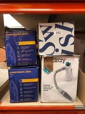 QUANTITY OF KITCHEN & APPLIANCES ITEMS TO INCLUDE MORPHY RICHARDS TURBOGLIDE STEAM IRON, CERAMIC NON-STICK SOLEPLATE, 150G STEAM BOOST, 40G STEAM OUTPUT, 400ML WATER TANK, ANTI DRIP, ANTI SCALE, AUTO