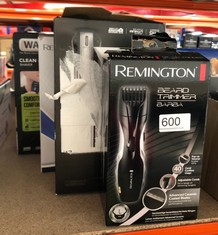 QUANTITY OF HEALTH & BEAUTY ITEMS TO INCLUDE REMINGTON BARBA BEARD TRIMMER (ADVANCED CERAMIC BLADES, POP-UP DETAIL TRIMMER, ADJUSTABLE ZOOM WHEEL, 9 LENGTH SETTINGS, COMB ATTACHMENT, CORD OR CORDLESS