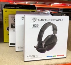 QUANTITY OF TECH & GAMING ITEMS TO INCLUDE TURTLE BEACH RECON 70 BLACK PLAYSTATION MULTIPLATFORM GAMING HEADSET FOR PS5, PS4, XBOX SERIES X|S, XBOX ONE, NINTENDO SWITCH, PC AND MOBILE: LOCATION - RAC