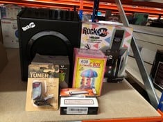 QUANTITY OF TV & AUDIO ITEMS TO INCLUDE ROCKJAM SING CUBE: LOCATION - RACK G