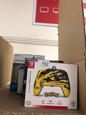 QUANTITY OF TECH & GAMING ITEMS TO INCLUDE POWERA ENHANCED WIRED CONTROLLER FOR NINTENDO SWITCH - POKÉMON: PIKACHU LIGHTNING: LOCATION - A