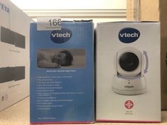 2 X VTECH VM924 VIDEO BABY MONITOR WITH CAMERA, PAN&TILT, BABY MONITOR WITH 5" LCD SCREEN,UP TO 17 HRS BATTERY LIFE,1.33X ZOOM,NIGHT VISION,300M LONG RANGE,SOOTHING SOUNDS,2-WAY TALK,SECURED TRANSMIS