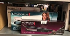 QUANTITY OF HEALTH & BEAUTY ITEMS TO INCLUDE REMINGTON SLIM HAIR STRAIGHTENER WITH CERAMIC COATING - 110MM FLOATING PLATES, 215°C, FAST 30 SECOND HEAT UP, WORLDWIDE VOLTAGE FOR TRAVEL, AUTO SHUT OFF,