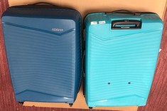 QUANTITY OF SEASONAL ITEMS TO INCLUDE AMERICA TOURISTER GREEN SUITCASE: LOCATION - B