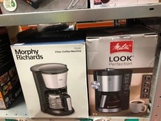 QUANTITY OF KITCHEN & APPLIANCES ITEMS TO INCLUDE MORPHY RICHARDS 162501 EQUIP FILTER COFFEE MACHINE, GLASS, 1000 W, 1.2 LITERS, BRUSHED STEEL: LOCATION - C