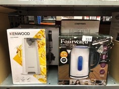 QUANTITY OF KITCHEN & APPLIANCES ITEMS TO INCLUDE KENWOOD CAP70.A0WH ELECTRIC CAN OPENER, BRILLIANT WHITE: LOCATION - C