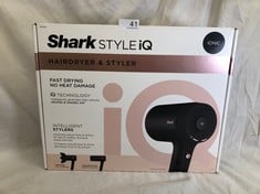 SHARK STYLE IQ HAIRDRYER & STYLER : LOCATION - A