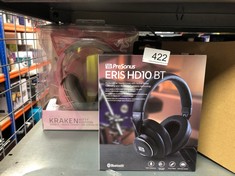 QUANTITY OF TECH & GAMING ITEMS TO INCLUDE PRESONUS ERIS HD10BT PROFESSIONAL HEADPHONES WITH ACTIVE NOISE CANCELING AND BLUETOOTH WIRELESS TECHNOLOGY: LOCATION - E