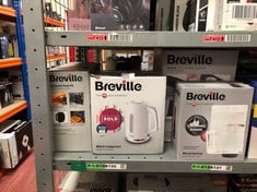 QUANTITY OF KITCHEN & APPLIANCES ITEMS TO INCLUDE BREVILLE BOLD WHITE ELECTRIC KETTLE | 1.7L | 3KW FAST BOIL | WHITE & SILVER CHROME [VKT257]: LOCATION - E