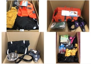 QUANTITY OF PET PRODUCTS ITEMS TO INCLUDE SPLASH LIFE JACKET: LOCATION - E