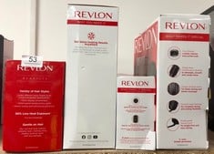 QUANTITY OF HEALTH & BEAUTY ITEMS TO INCLUDE REVLON ONE-STEP BLOW-DRY MULTI STYLER - 3 IN 1 TOOL - DRY, CURL AND VOLUMISE WITH THE 3 INTERCHANGEABLE ATTACHMENTS (DETACHABLE HEAD, CURLER, DRYER, STYLE