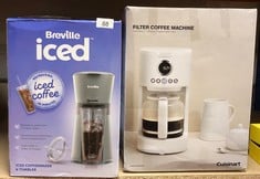 QUANTITY OF KITCHEN & APPLIANCES ITEMS TO INCLUDE BREVILLE ICED COFFEE MAKER | SINGLE SERVE ICED COFFEE MACHINE PLUS COFFEE CUP WITH STRAW | READY IN UNDER 4 MINUTES | GREY [VCF155]: LOCATION - A