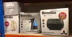 QUANTITY OF KITCHEN & APPLIANCES ITEMS TO INCLUDE BREVILLE BLEND ACTIVE PERSONAL BLENDER & SMOOTHIE MAKER | 350W | 2 PORTABLE BLEND ACTIVE BOTTLES (600ML) | LEAK PROOF LIDS | WHITE & GREEN [VBL246]: