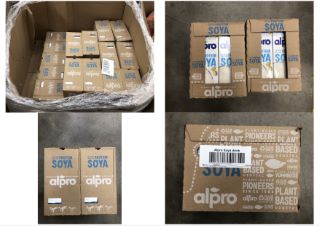 PALLET OF ALPRO SOYA  DRINK SOME ITEMS MAY BE PAST BBD 16/09/24: LOCATION - REAR FLOOR(COLLECTION OR OPTIONAL DELIVERY AVAILABLE)