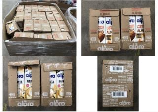 PALLET OF ALPRO SOYA  DRINK SOME ITEMS MAY BE PAST BBD : LOCATION - REAR FLOOR(COLLECTION OR OPTIONAL DELIVERY AVAILABLE)