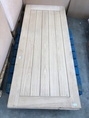 2 X INTERNAL SUFFOLK OAK VENEER DOOR 1981 X 838 X 35MM:: LOCATION - FRONT FLOOR(COLLECTION OR OPTIONAL DELIVERY AVAILABLE)