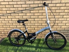 UNISEX APOLLO TRANSITION FOLDING BIKE: LOCATION - MIDDLE FLOOR(COLLECTION OR OPTIONAL DELIVERY AVAILABLE)