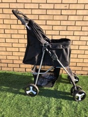 FOLDABLE PET PRAM WITH HOOD: LOCATION - MIDDLE FLOOR(COLLECTION OR OPTIONAL DELIVERY AVAILABLE)