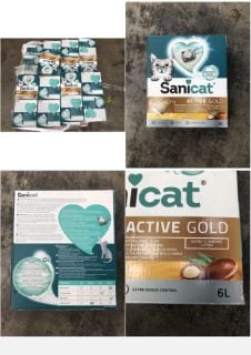 PALLET OF SANICAT CAT LITTER: LOCATION - MIDDLE FLOOR(COLLECTION OR OPTIONAL DELIVERY AVAILABLE)