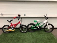 SCOTT IR VOLTAGE KIDS BIKE + PIRATE BIKE WITH BATMAN BELL:: LOCATION - FRONT FLOOR(COLLECTION OR OPTIONAL DELIVERY AVAILABLE)