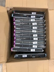 QUANTITY OF ASSORTED RACK MOUNTED NETWORK SWITCH'S TO INCLUDE WS-X45-SUP7L-E: LOCATION - LEFT RACK(COLLECTION OR OPTIONAL DELIVERY AVAILABLE)